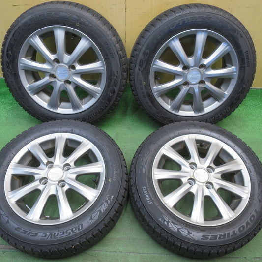 バリ溝！22年！9.5分以上★スタッドレス 165/65R14 トーヨー オブザーブ GIZ2 Brade 14インチ PCD100/4H★6051901NJス