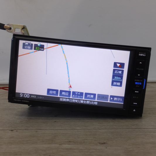 [送料無料] ★ケンウッド製 ダイハツ 純正 ワイド エントリーメモリーナビ NMZK-W68D 08545-K9119[26]★