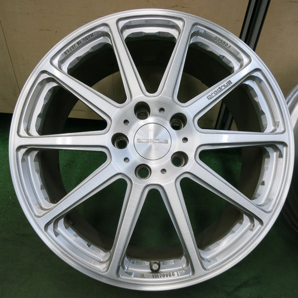 空気圧センサー付 綺麗★Prodrive GC-0100 鍛造 18インチ 18×7.5J プロドライブ 114.3/5H★5021013SYホ