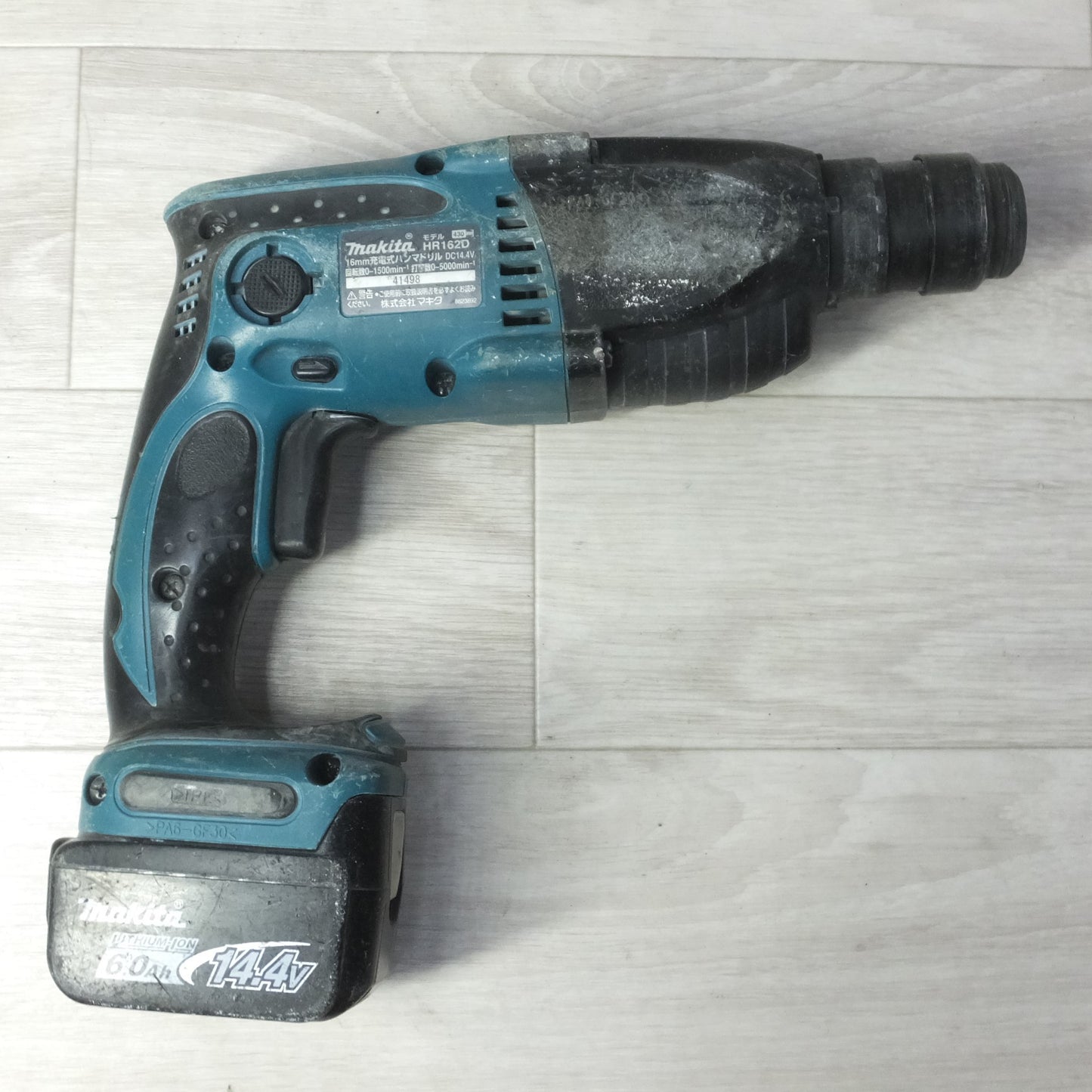 [送料無料] ◆makita マキタ 16mm 充電式ハンマドリル HR162D 14.4V バッテリー 充電器付き 電動工具◆