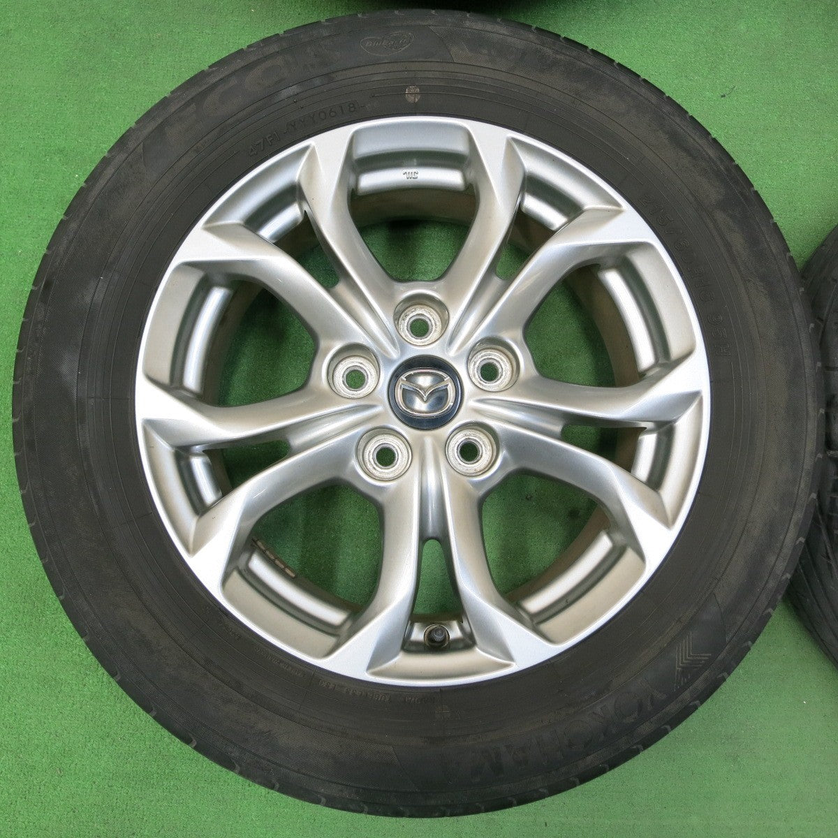 *送料無料* 4本価格★マツダ CX-3 純正 215/60R16 ヨコハマ エコス ES31 16インチ PCD114.3/5H★4050605イノ