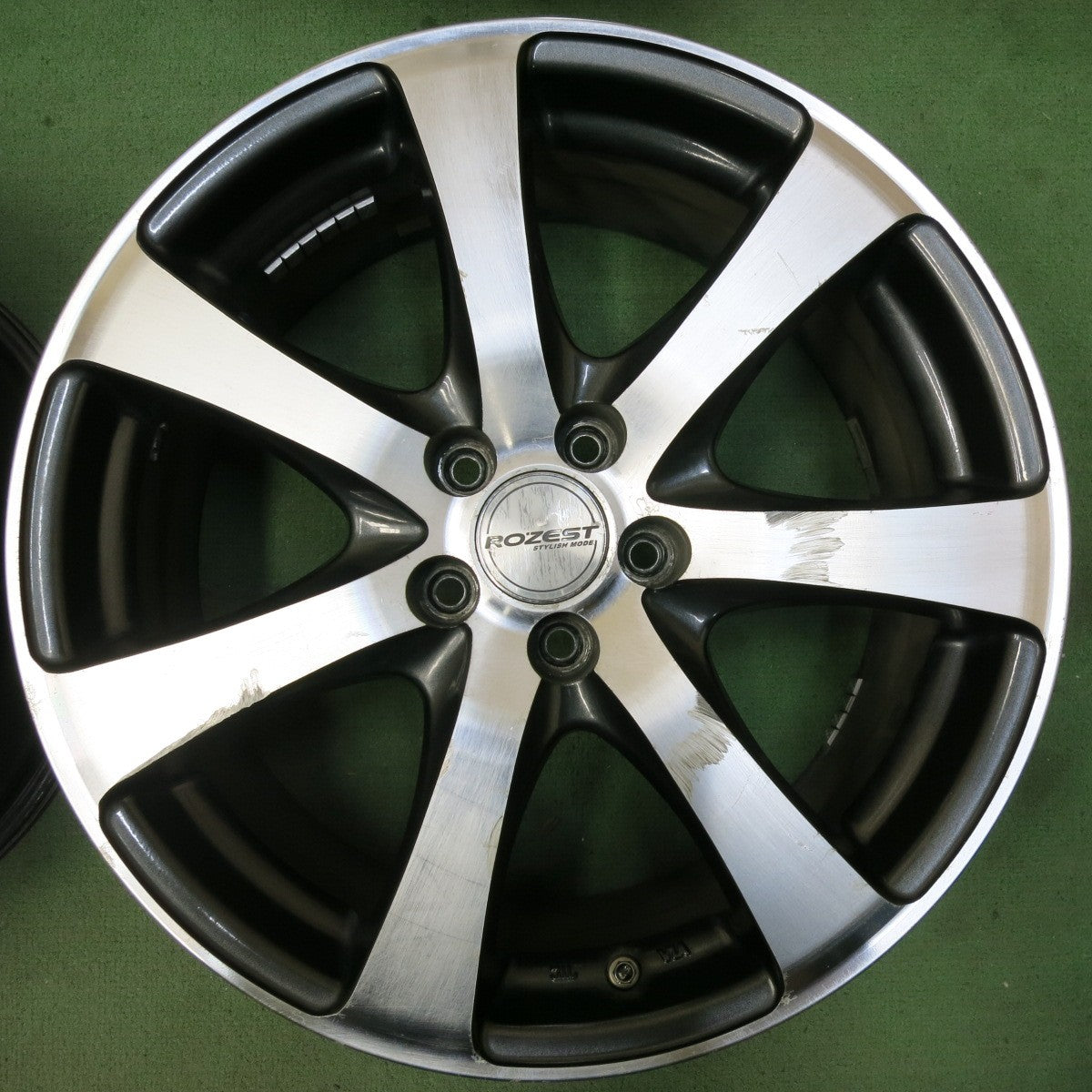 4本価格★プリウス 等 ROZEST ローゼスト 17インチ ホイール 17×7J PCD100/5H★5042316SYホ