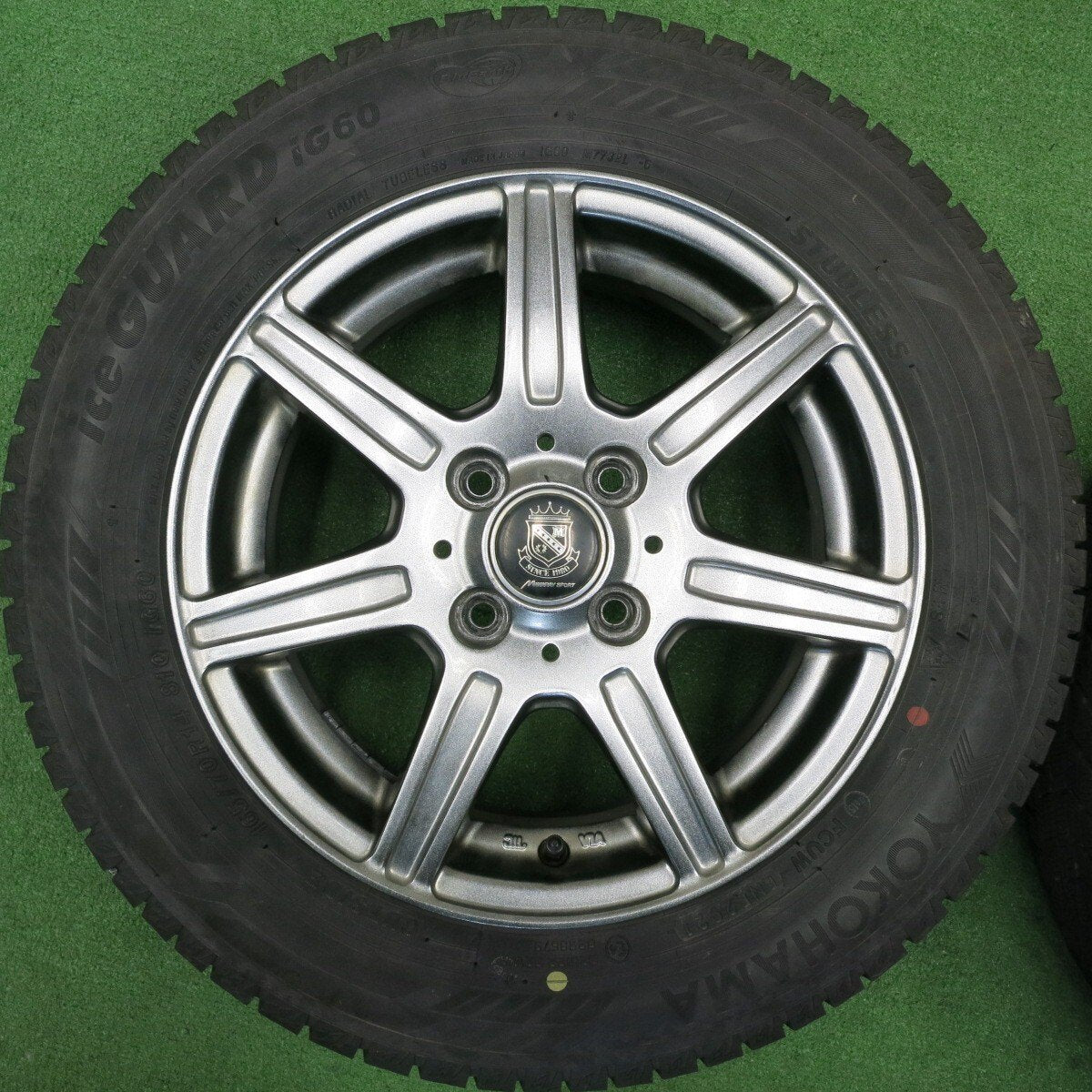 キレイ！21年★スタッドレス 165/70R14 ヨコハマ アイスガード iG60 MANARAY SPORT マナレイスポーツ PCD100/4H★4120706NJス