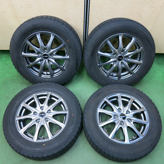 バリ溝！キレイ！9分★スタッドレス 195/65R15 オートバックス ノーストレック N3i EuroSpeed MANARAY SPORT ユーロスピード 15インチ PCD114.3/5H★5073008SYス
