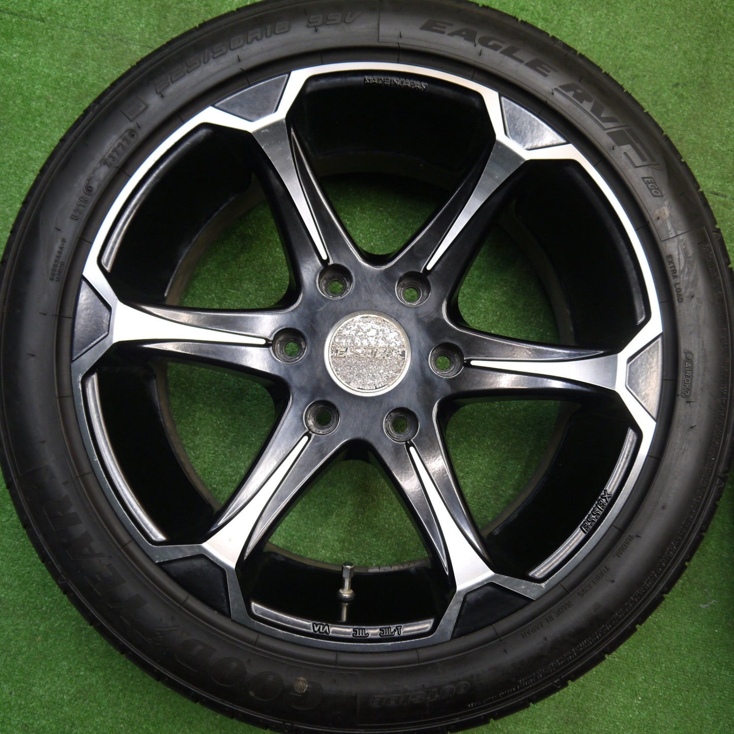 4本価格！22年★ESSEX CRS 225/50R18 グッドイヤー イーグル RVF ECO エセックス 18インチ PCD139.7/6H★5110506Hノ