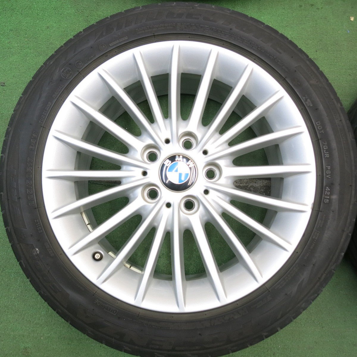 4本価格★BMW 3シリーズ F30 F31 純正 225/50R17 ブリヂストン ポテンザ S001 17インチ PCD120/5H★5072604HAノ