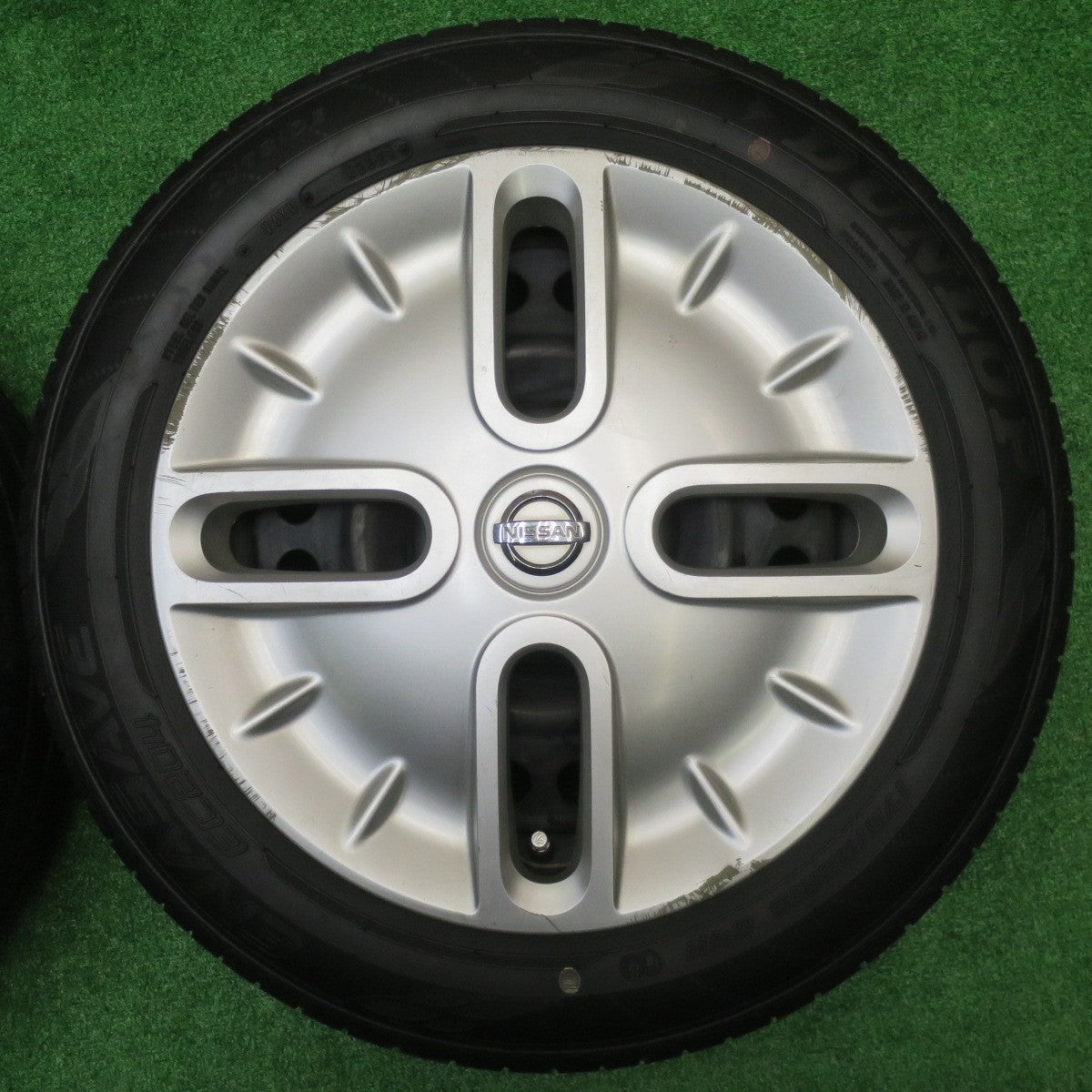 4本価格！21年★日産 キューブ 純正 スチール 175/65R15 ダンロップ エナセーブ EC204 15インチ PCD100/4H★5101402NJノ