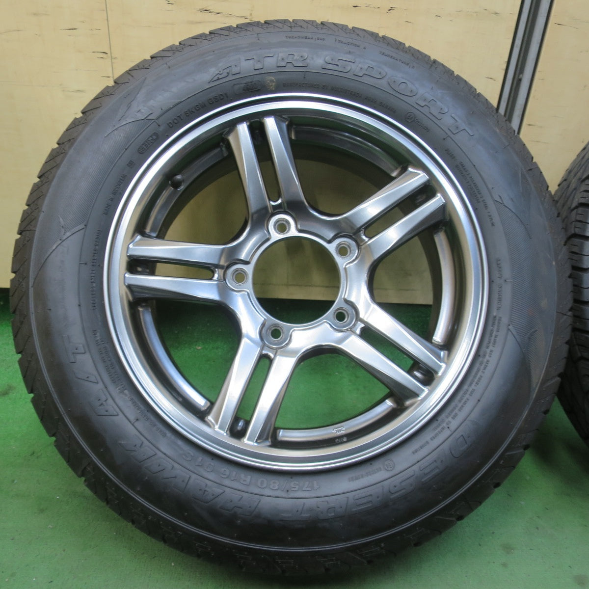 バリ溝！キレイ！8.5分★スズキ ジムニー ランドベンチャー クロスアドベンチャー 純正 175/80R16 ATR SPORT DESERT HAWK A/T 16インチ PCD139.7/5H★6022808イノ