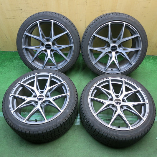 バリ溝！23年！キレイ！9分◎RAYS VERSUS VV21S 235/40R19 265/35R19 スタッドレス ダンロップ ウインターマックス 03 レイズ ベルサス 19インチ PCD114.3/5H◎6092601HAス