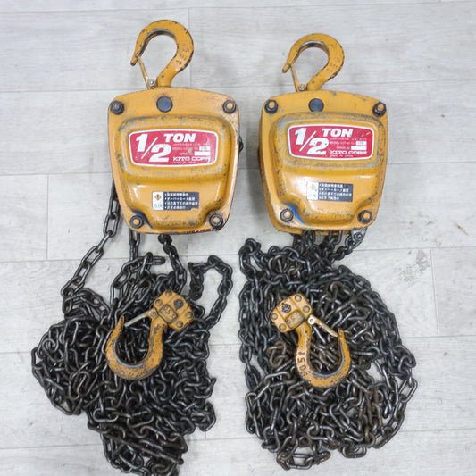 [送料無料] 2個セット◆KITO キトー 手動式 チェーンブロック CL型 CL-176 CL形 0.5t 1/2t 500kg 0.5トン 吊り 工具◆