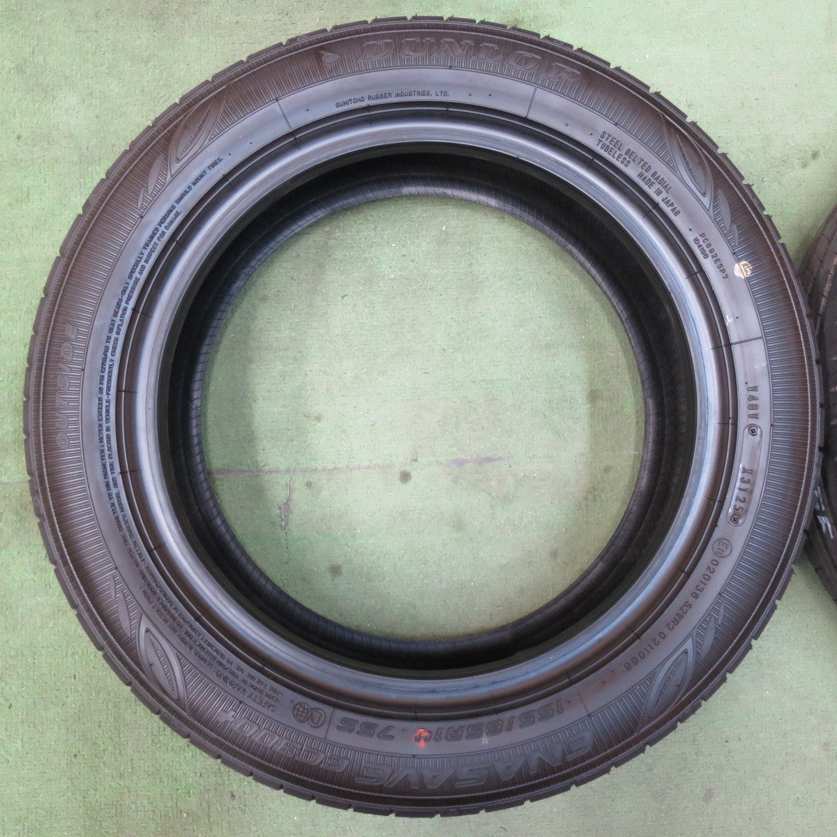 新車外し！25年★155/65R14 ダンロップ エナセーブ EC300+ タイヤ 14インチ デイズ ムーヴ ルークス タント ワゴンR 等★5120601イノタ