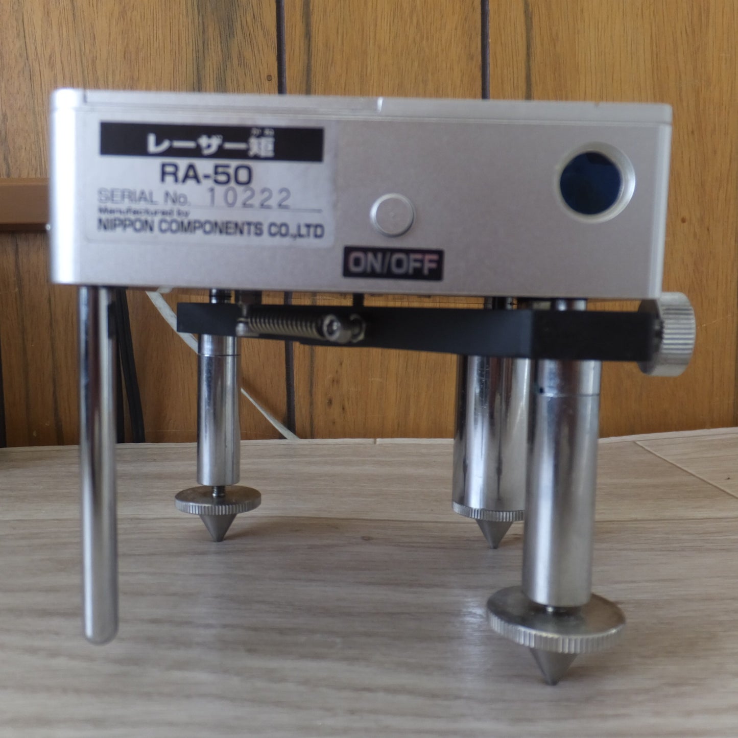 [送料無料] 美品 現状品★日本コンポーネンツ カネンテレーザー AL-50　レーザー矩 RA-50 RA-50センサー　セット★