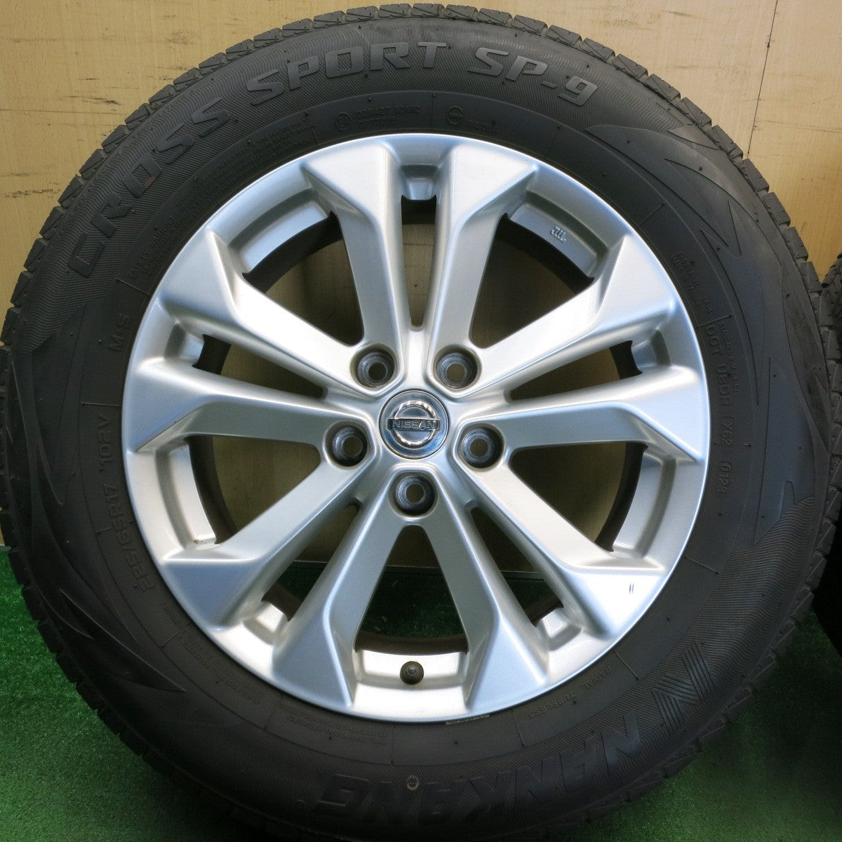 4本価格！23年★日産 T32 エクストレイル 純正 225/65R17 ナンカン CROSS SPORT SP-9 17インチ PCD114.3/5H★6052404HAノ