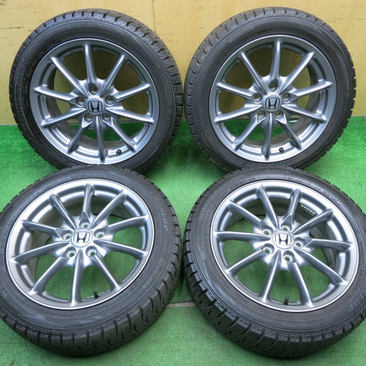 バリ溝！23年！キレイ！9.5分★ホンダ RB1 オデッセイ アブソルート 純正 215/50R17 スタッドレス ダンロップ ウインターマックス WM02 17インチ PCD114.3/5H★5033003NJス