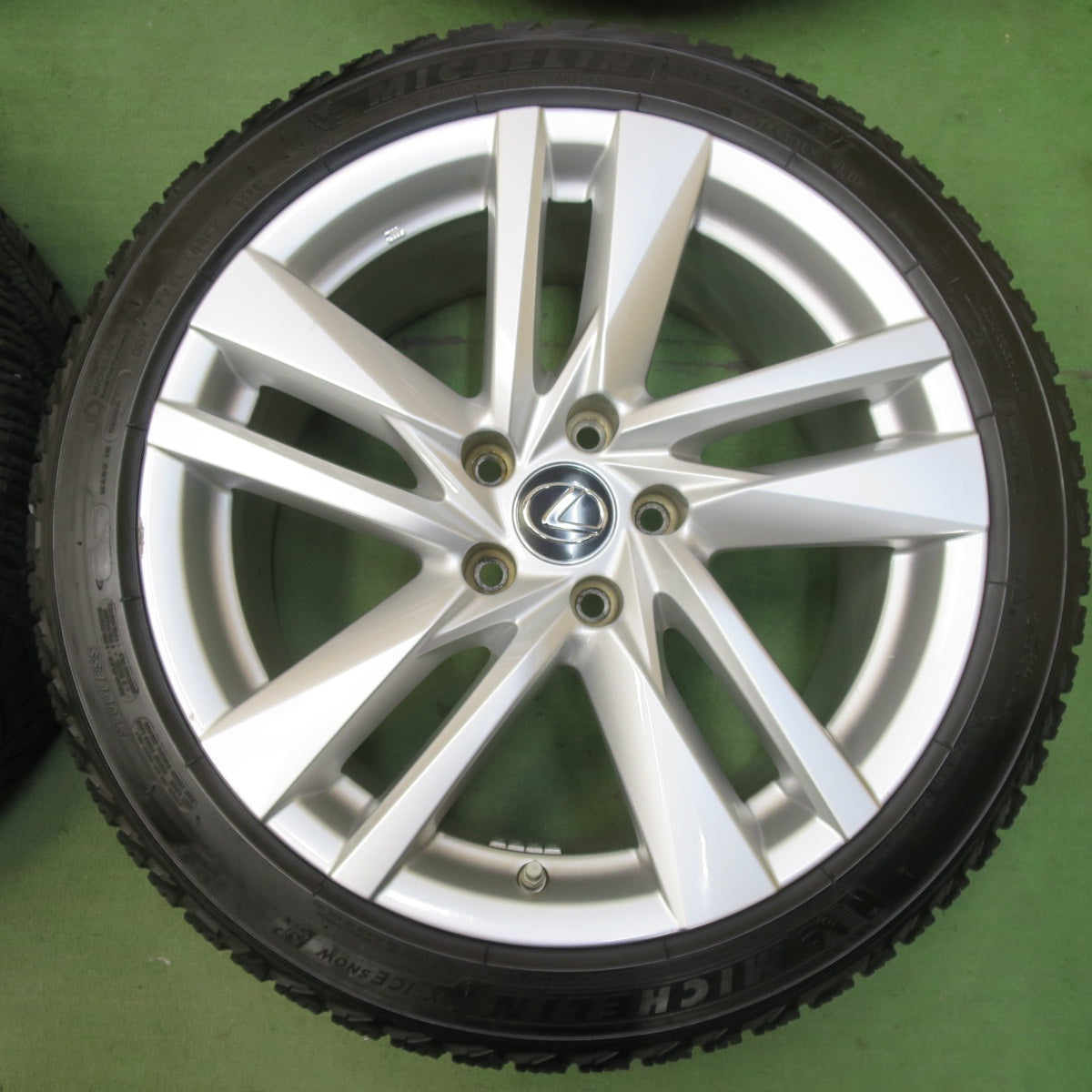 センサー付★レクサス IS 純正 235/45R18 スタッドレス ミシュラン X-ICE SNOW 18インチ PCD114.3/5H★5112006イス