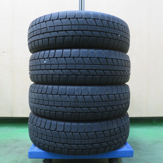 バリ溝！23年！9分★スタッドレス 155/65R14 オートバックス ノーストレック N5 タイヤ 14インチ N-BOX ラパン スペーシア ワゴンR タント ムーヴ 等★6042302イスタ