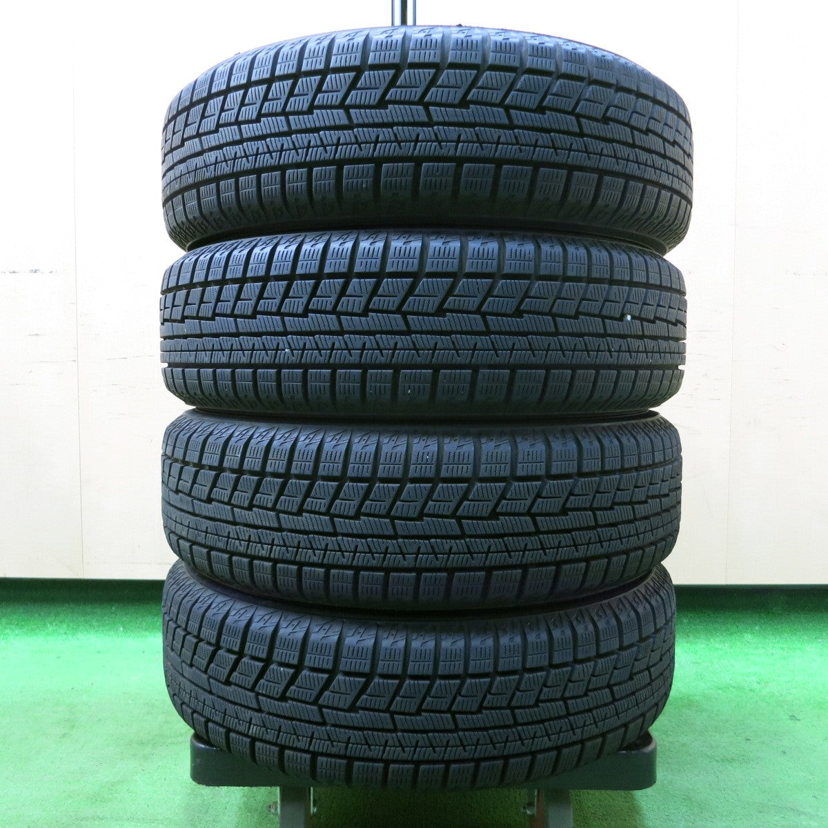 *送料無料* バリ溝！21年！キレイ！9.5分★スタッドレス 155/65R14 ヨコハマ アイスガード iG60 ZACK JP-209 MONZA 14インチ PCD100/4H★4052709イス