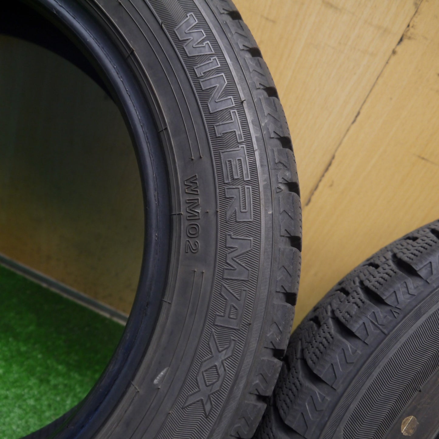 バリ溝！9.5分！2本★スタッドレス 155/65R14 ダンロップ ウインターマックス WM02 タイヤ 14インチ N-BOX タント スぺーシア 等★6040610Hスタ