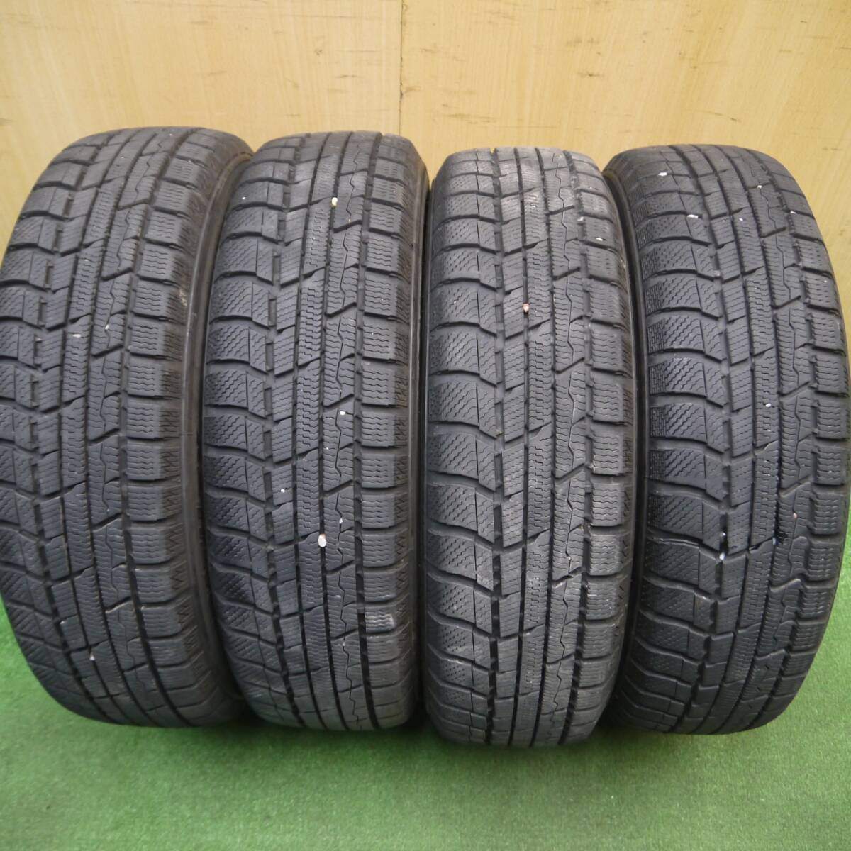 バリ溝！21年！キレイ！9分★スタッドレス 155/65R14 トーヨー ウインター トランパス TX NEXTA ネクスタ 14インチ PCD100/4H★5011705Hス