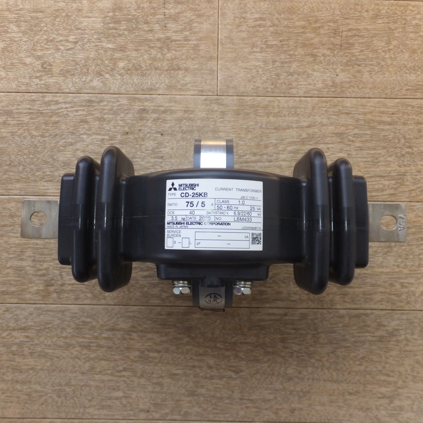 ●複数在庫有●[送料無料] 未使用★三菱電機 MITSUBISHI 計器用変成器 変流器 電力管理用計器 CD-25KB　RATIO 75/5A★