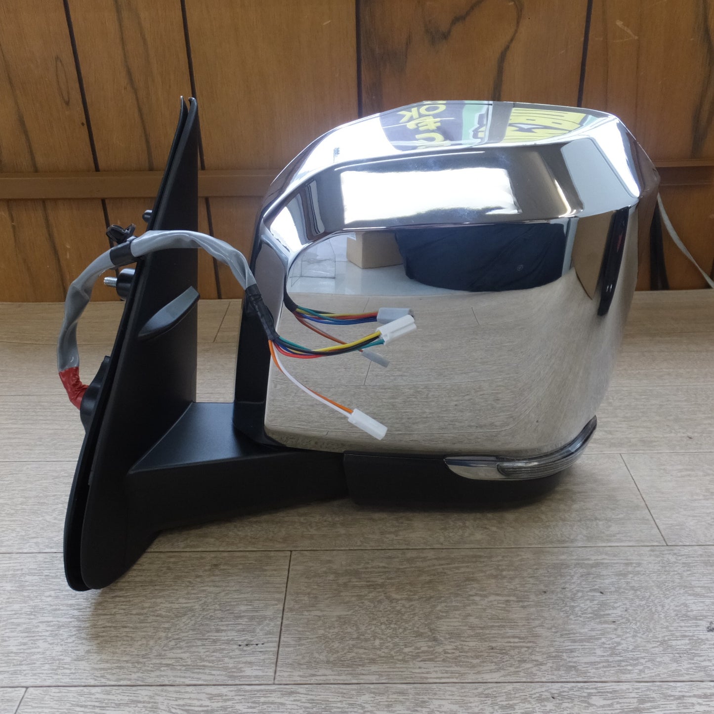 [送料無料] 美品★T's FACTORY ハイエース 200系 6型 LEDドアミラー クロームメッキ HIA05-MX050 左 右 セット★