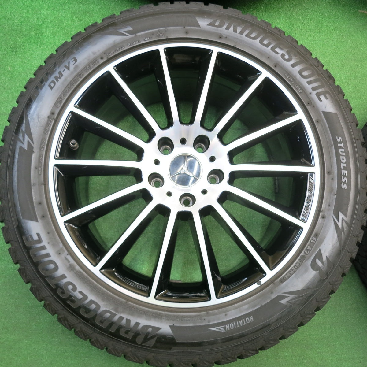 バリ溝！9分★ベンツ Gクラス W463 純正 AMG 275/50R20 スタッドレス ブリヂストン ブリザック DM-V3 20インチ PCD130/5H★5112020HAス