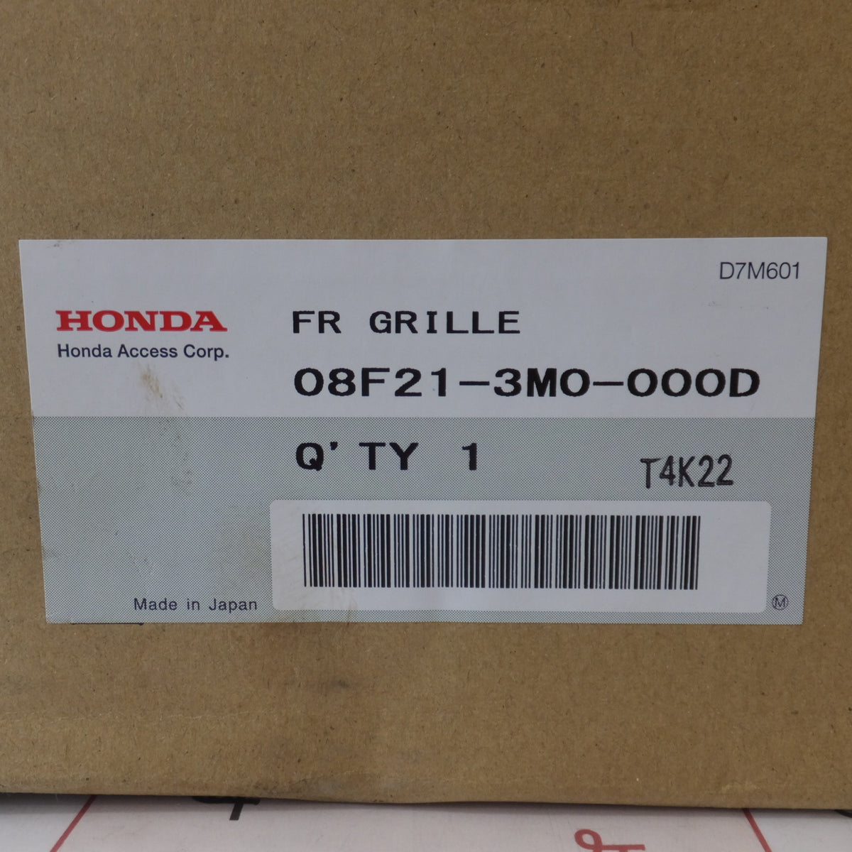 [送料無料] 岐阜発 新車外し★ホンダ HONDA RV ヴェゼル 後期 ハイブリッド フロントグリル 08F21-3N0-000D プレミアムサンライトパール NH902P カメラ無し用★