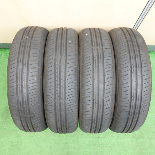 バリ溝！25年！9.5分◎155/65R14 ダンロップ エナセーブ EC350+ タイヤ 14インチ スペーシア N-BOX デイズ ワゴンR タント 等◎6090702KTノタ
