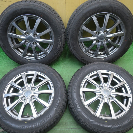 バリ溝！22年！キレイ！9分★スタッドレス 175/65R14 ヨコハマ アイスガード iG60 GRASS グラス 14インチ PCD100/4H★6052606NJス