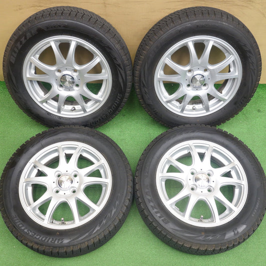バリ溝！23年！9.5分★スタッドレス 165/65R14 ブリヂストン ブリザック VRX2 Fang ファング 14インチ ソリオ ハスラー 等 PCD100/4H★6041702KTス