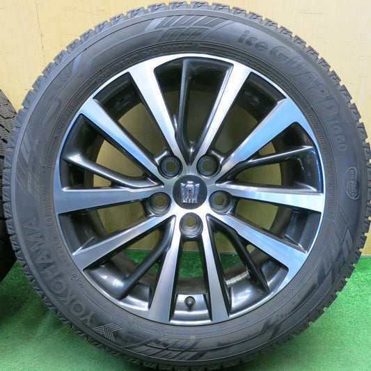 バリ溝！9分◎トヨタ 220系 クラウン 純正 215/55R17 スタッドレス ヨコハマ アイスガード iG60 17インチ PCD114.3/5H◎6101504HAス
