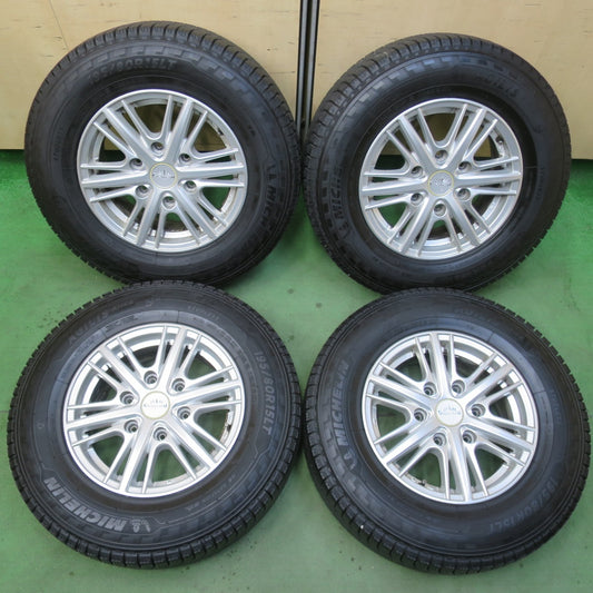 バリ溝！23年！9.5分★スタッドレス 195/80R15 107/105R ミシュラン AGILIS X-ICE Granverd グランヴァード 15インチ PCD139.7/6H★6011609イス