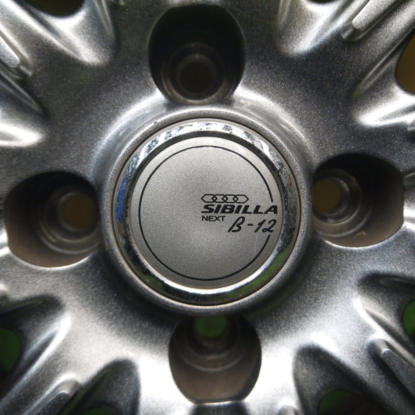 *送料無料* バリ溝！キレイ！9.5分以上★スタッドレス 165/65R14 ダンロップ ウインターマックス WM01 SIBILLA NEXT β-12 シビラ PCD100/4H★4060702Hス