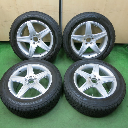 [送料無料] バリ溝！キレイ！8.5分★ベンツ アウディ 等 AGA Burg ブルグ 235/60R18 スタッドレス ブリヂストン ブリザック DM-V2 18インチ PCD112/5H★4112108SYス