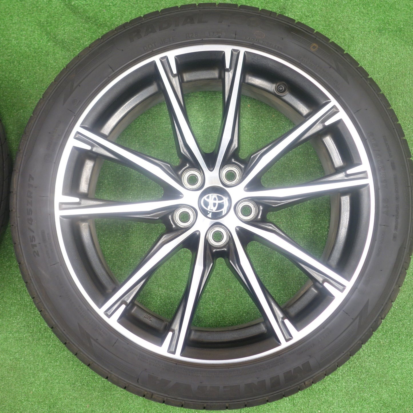 バリ溝！25年！9.5分★トヨタ ZN6 86 スバル BRZ 純正 215/45R17 ミネルバ ラジアル F205 17インチ PCD100/5H★6011902KTノ