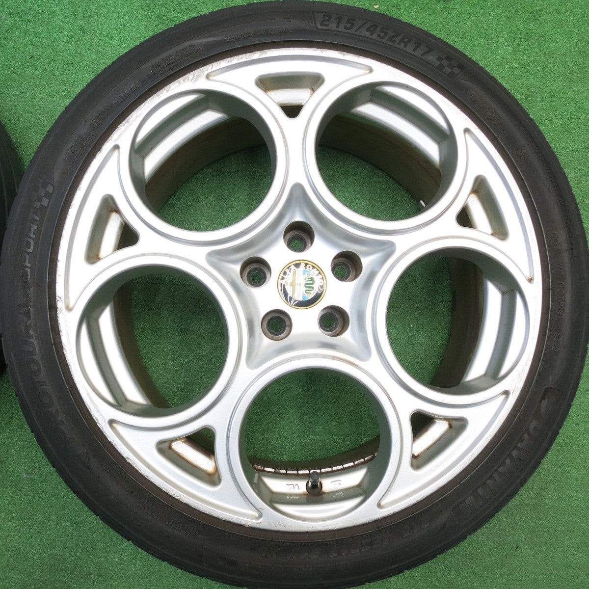 4本価格！22年★アルファロメオ 147 GTA 純正 215/45R17 ダヴァンティ PROTOURA SPORT 17インチ PCD98/5H★5111308HAノ
