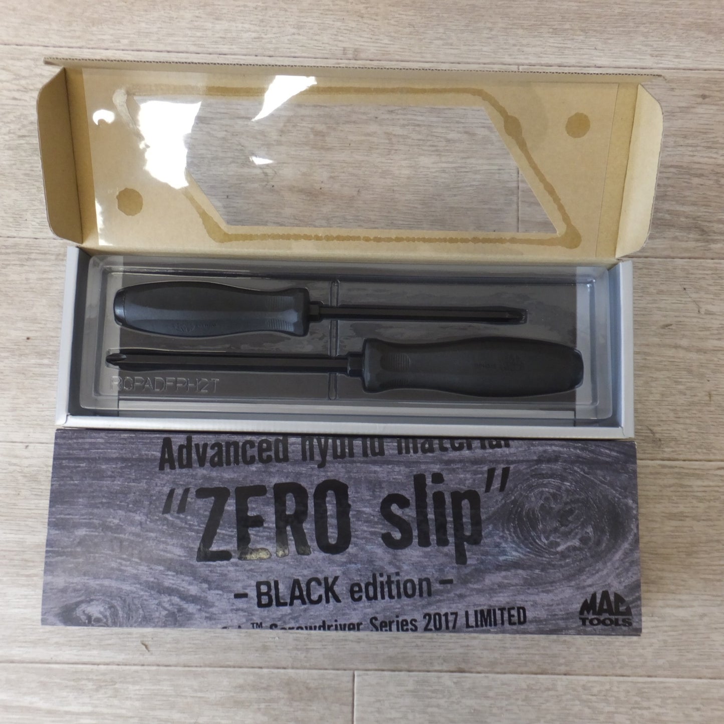 [送料無料] 未使用★マックツールズ MAC TOOLS 2017年限定 ZERO Slip BLACK edition 貫通ドライバー 2本 セット RCPADFPH2T★