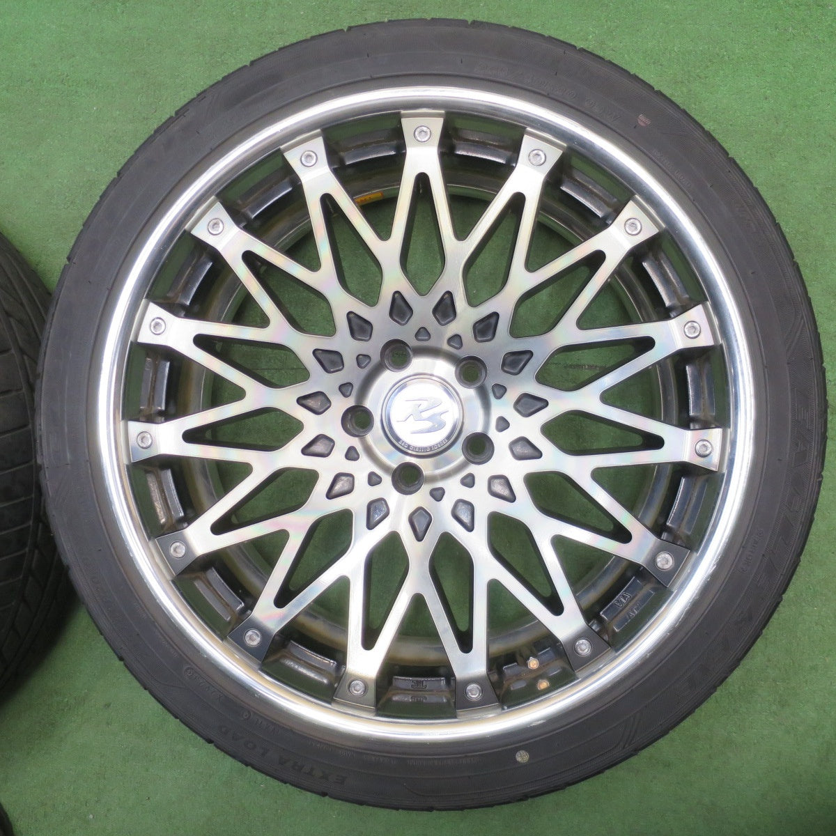 バリ溝！23年！キレイ！9分★RS CV WIRE CRIMSON 245/40R20 グッドイヤー イーグル LS EXE クリムソン 20インチ PCD114.3/5H★6051506NJノ