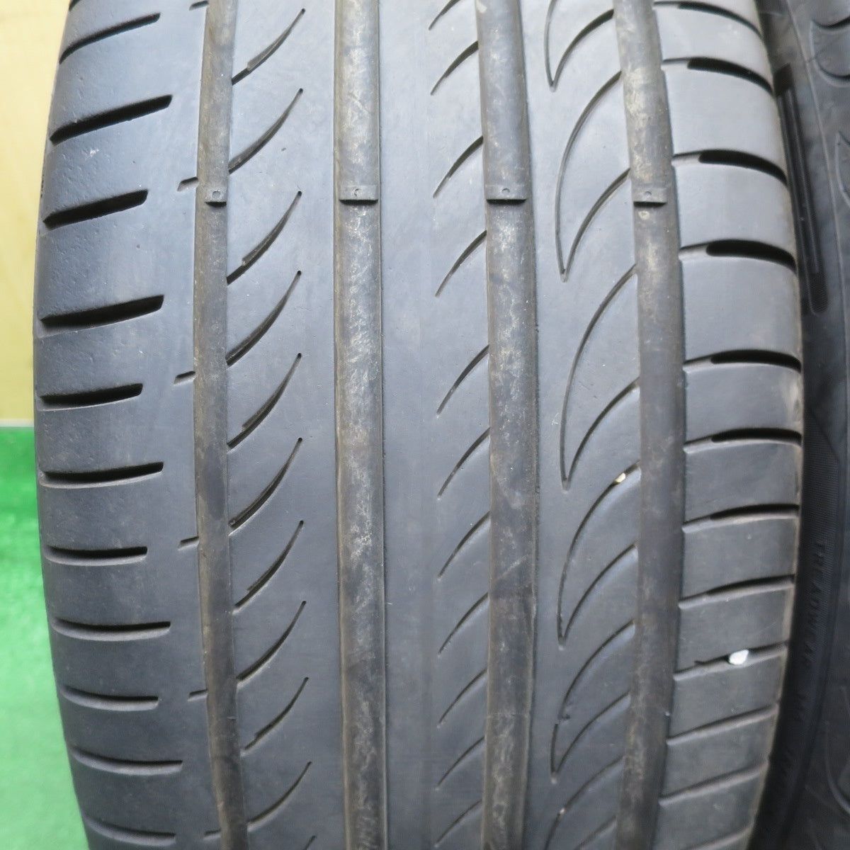 バリ溝！24年！8.5分★スバル SG9 フォレスター STi 純正 225/45R18 ピレリ POWERGY パワジー 18インチ PCD100/5H★6042705NJノ