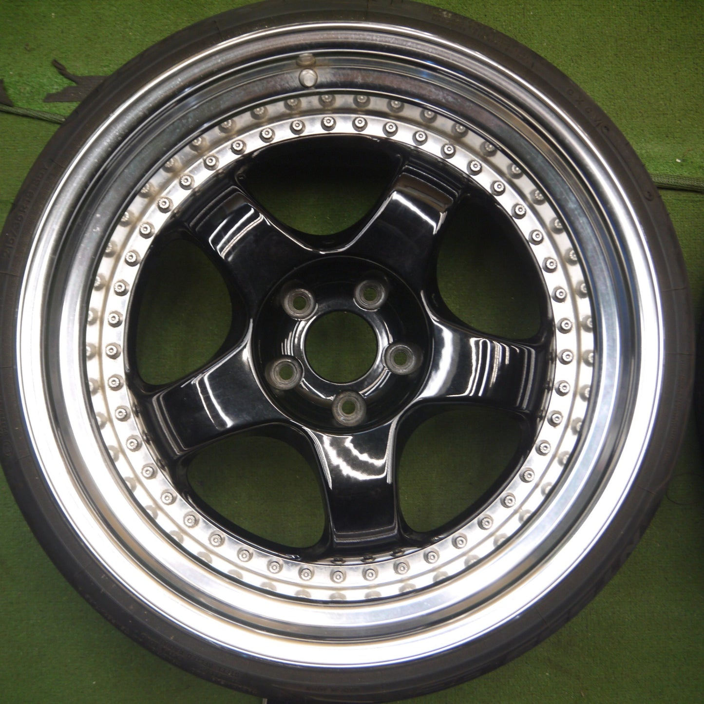 *送料無料* バリ溝！8.5分★WORK MEISTER S1 MSTN/3P 215/35R19 235/35R19  ニットー NT555 G2 ワーク マイスター PCD114.3/5H★4071002Hノ
