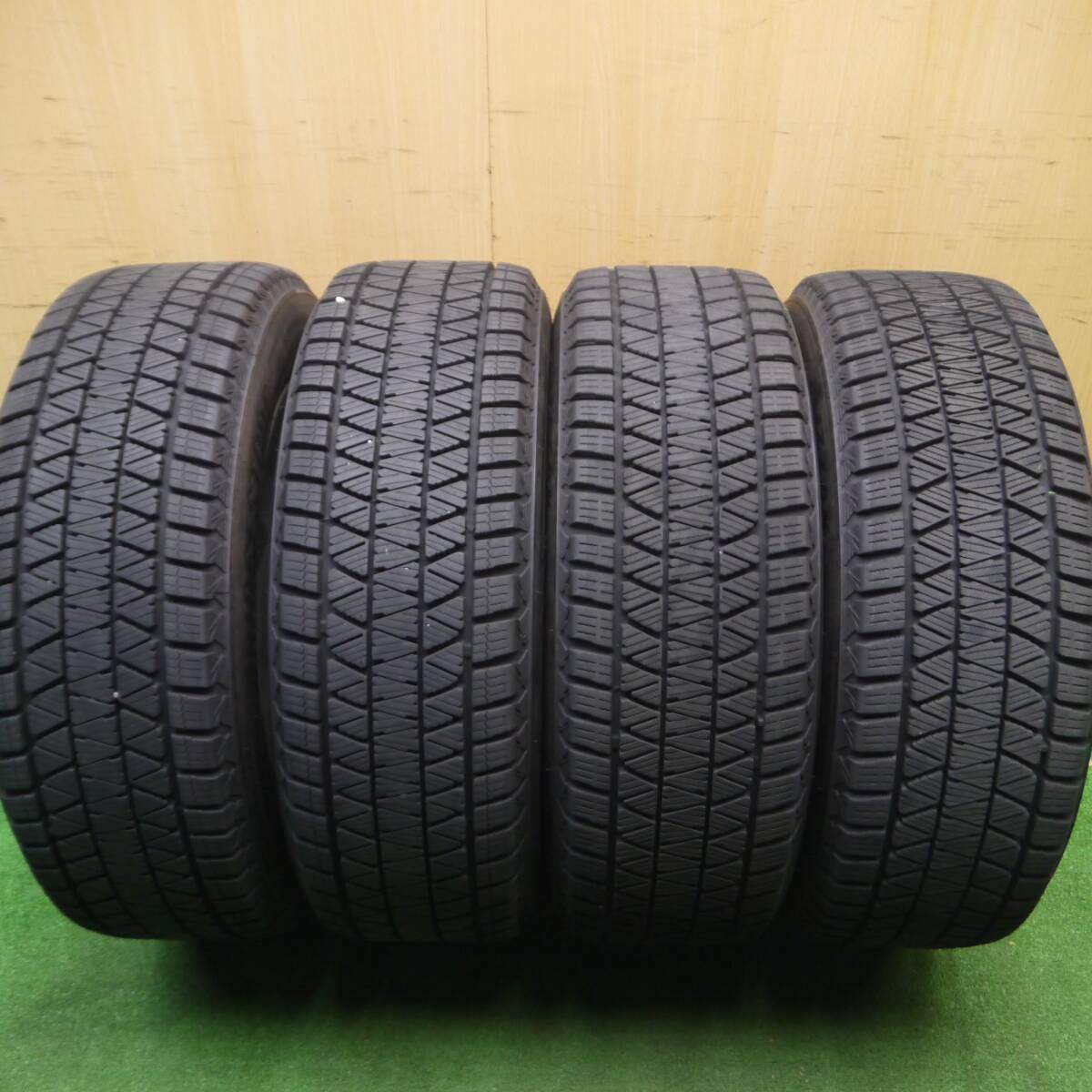 バリ溝 23年 綺麗 9.5分以上★スタッドレス 225/60R17 ブリヂストン ブリザック DM-V3 VIOLENTO KS PCD114.3/5H★4111810Hス