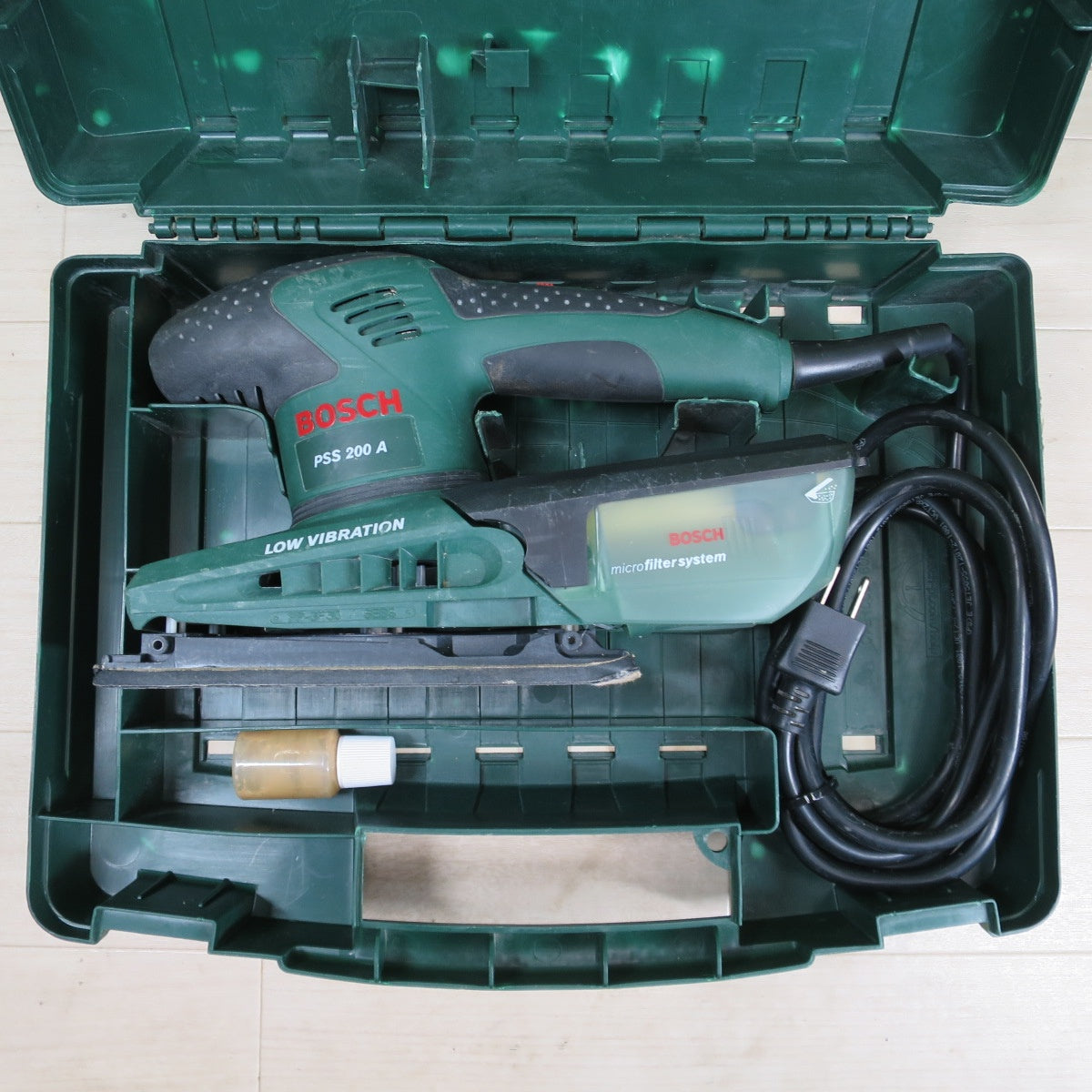 [送料無料] ☆BOSCH ボッシュ オービタル サンダー PSS200A 3 603 C40 050 コード式 研摩 研磨 機 仕上げ 100V☆