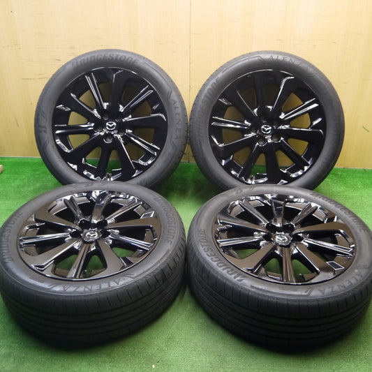 [送料無料] バリ溝！22年！8.5分★マツダ CX-60 プレミアム スポーツ 最高峰 グレード 純正 235/50R20 ブリヂストン アレンザ 001 20インチ CX60 PCD114.3/5H★5031904Hノ