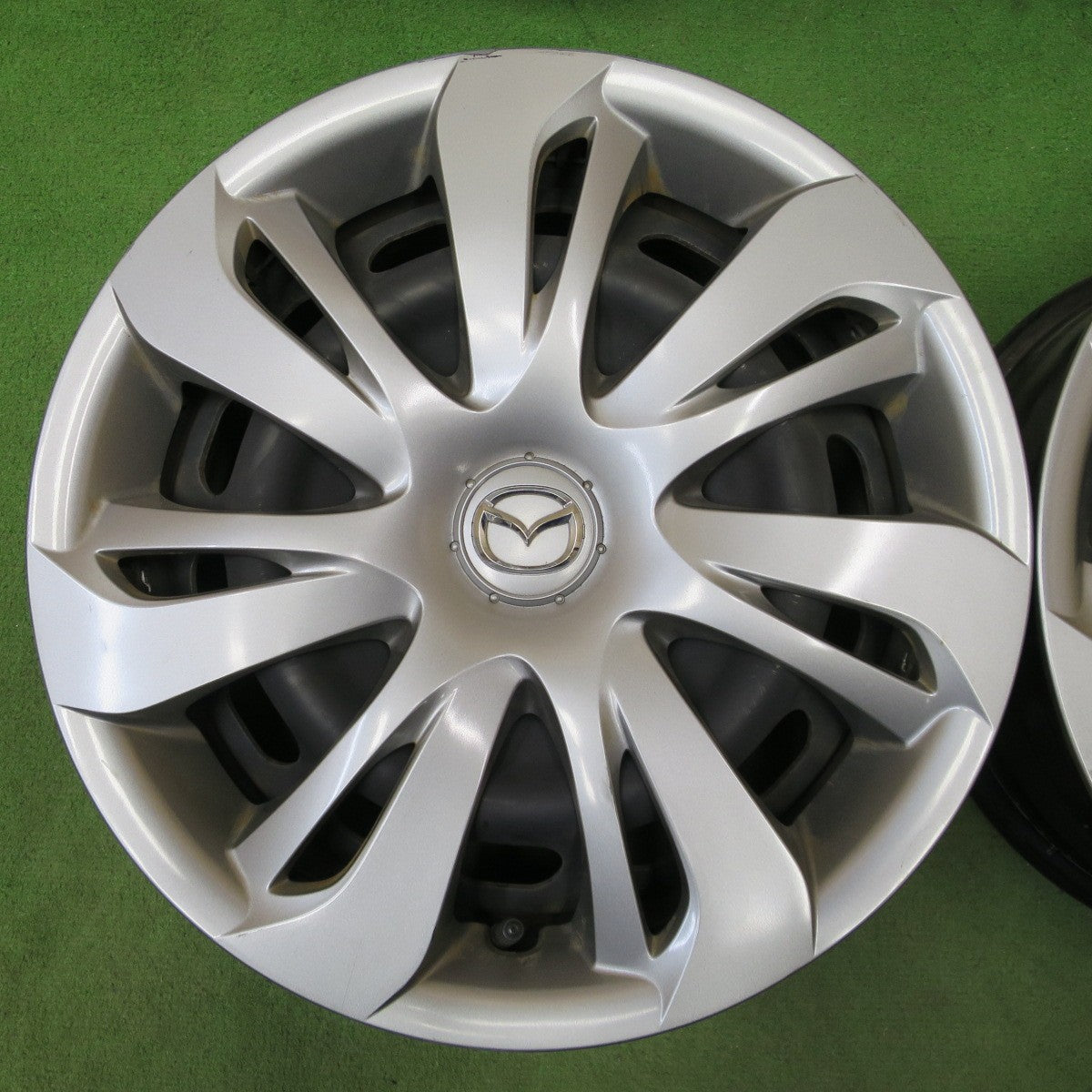4本価格◎マツダ デミオ 純正 スチール ホイール 15インチ 15×5.5J PCD100/4H◎6091202NGホ