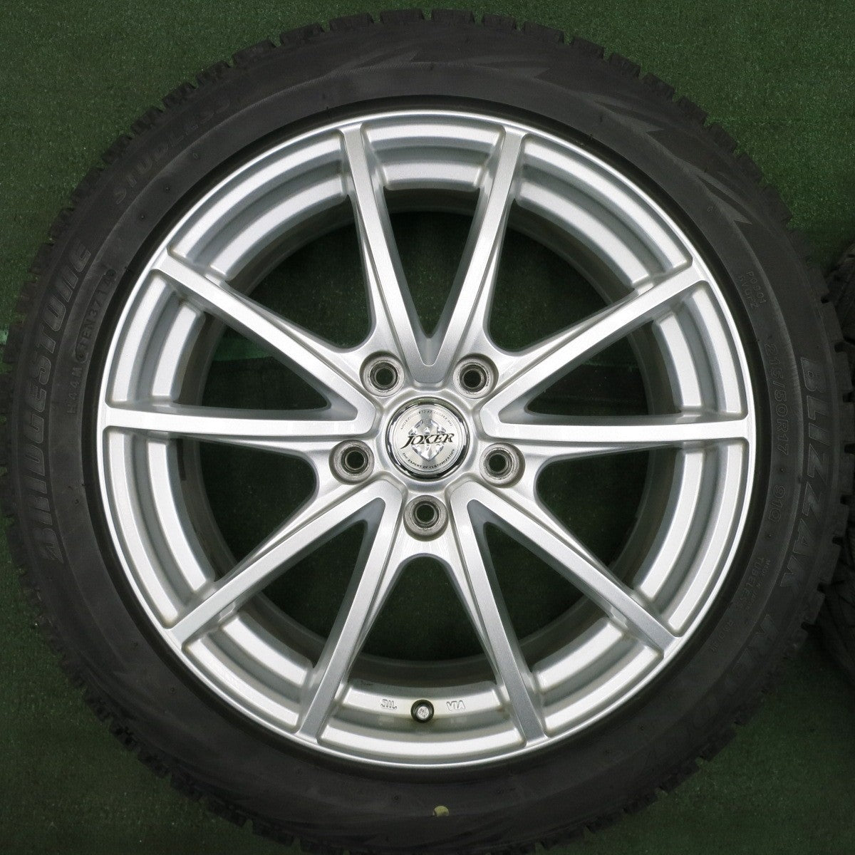 *送料無料* バリ溝！キレイ！9.5分★スタッドレス 215/50R17 ブリヂストン ブリザック REVO GZ JOKER ジョーカー 17インチ PCD114.3/5H★4050305NJス