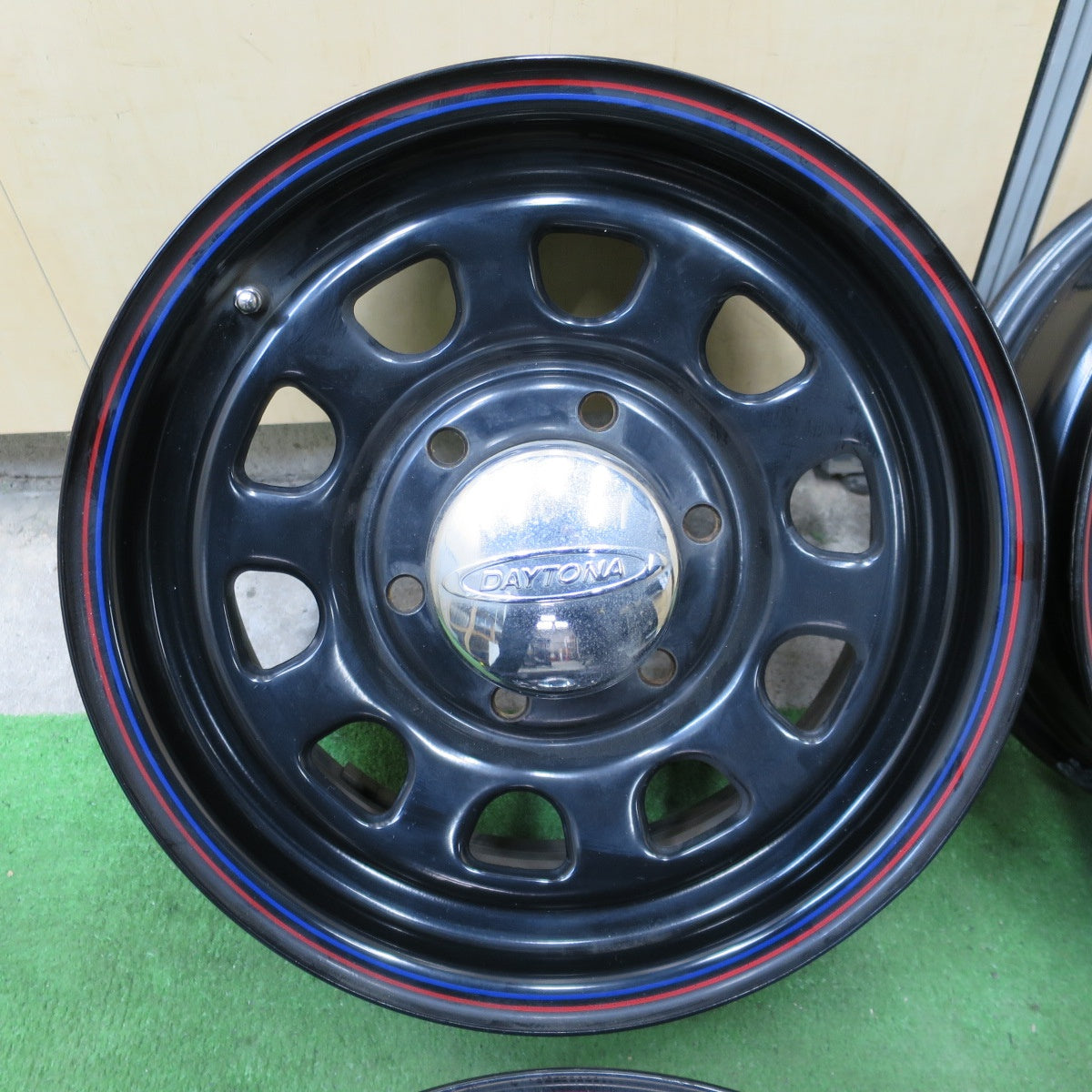 4本価格★DAYTONA デイトナ 15インチ ホイール 15×6.5J PCD139.7/6H★6022505ナホ
