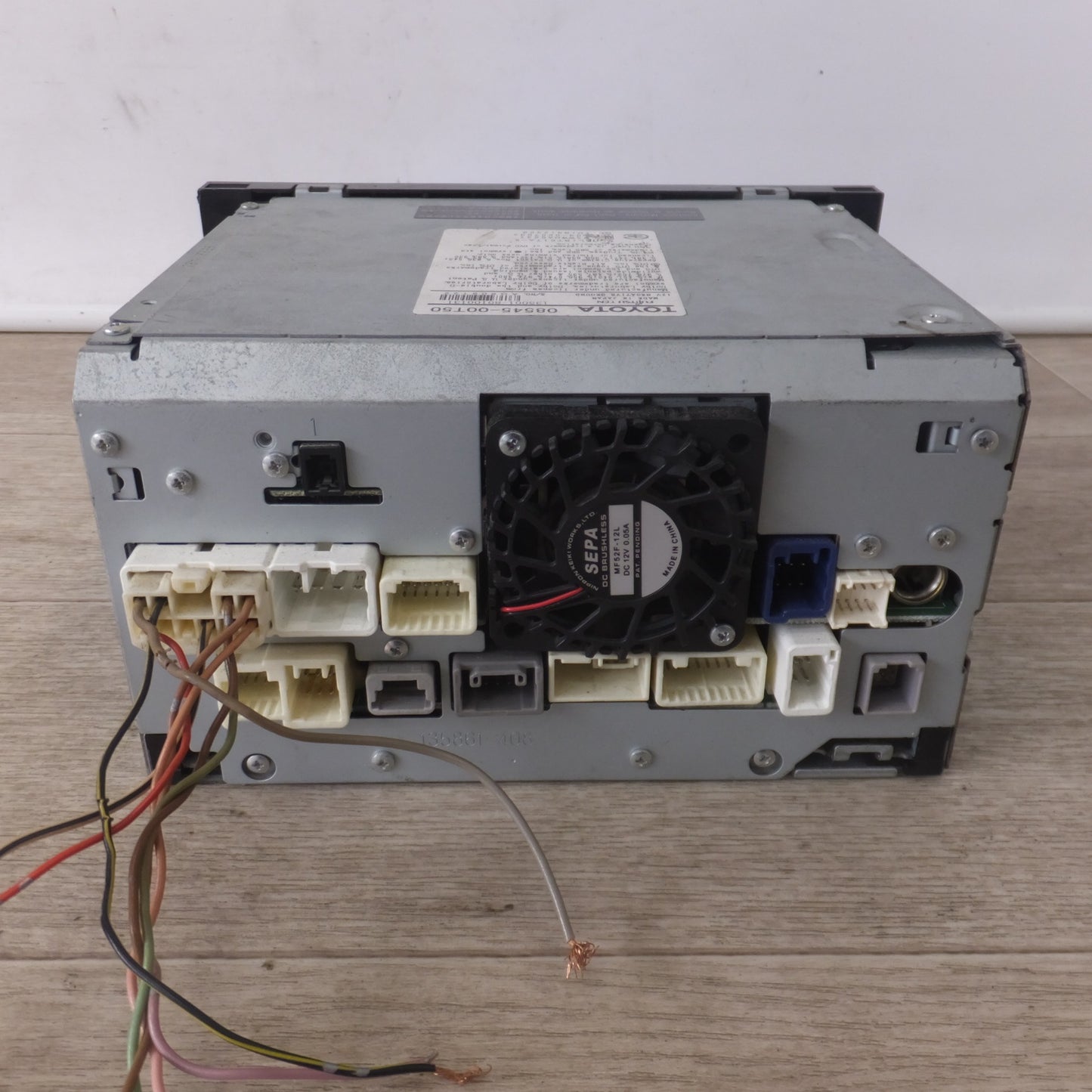 [送料無料] ★富士通テン製 トヨタ 純正 HDDナビゲーション NHDT-W60G 08545-00T50[39]★
