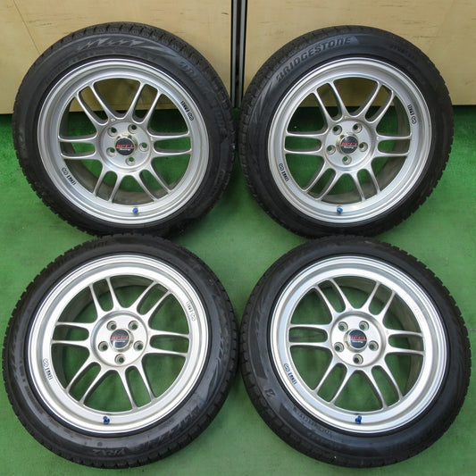 4本★ENKEI RPF1 Racing 86 BRZ 等 225/45R17 スタッドレス ブリヂストン VRX2 エンケイ PCD100/5H★5011705イス