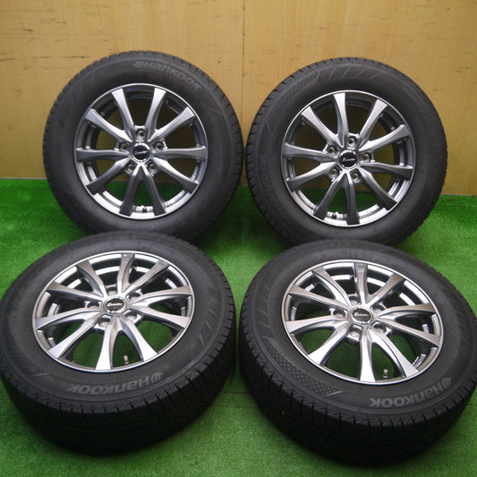 [送料無料] バリ溝！22年！キレイ！ほぼ10分★スタッドレス 195/65R15 ハンコック ウインター アイセプト IZ2A Exceeder エクシーダー 15インチ PCD114.3/5H★4102909Hス