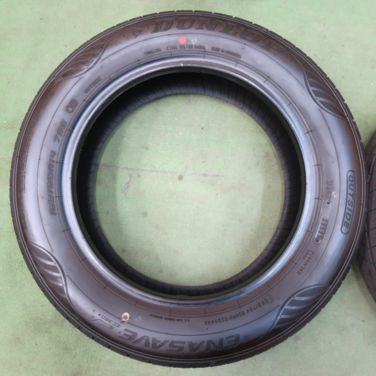 バリ溝！25年！ほぼ10分★165/65R14 ダンロップ エナセーブ EC350+ タイヤ 14インチ タンク パッソ ルーミー トール 等★5121704イノタ